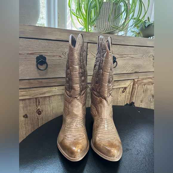 Coconuts Gaucho Cowboy Lined Boots Women’s Size 10M - Picture 5 of 12